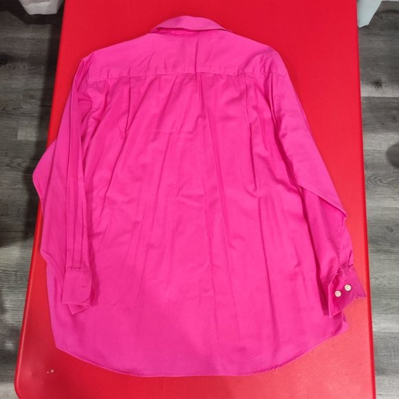 Limited pink button down shirt women's size M - Picture 3 of 4
